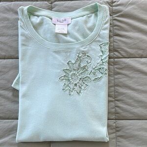 Kate Hill mint green top
PTP 22